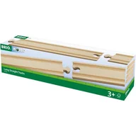 Pociągi dla dzieci - Brio Zestaw 4 torów proste BRK33341 - miniaturka - grafika 1