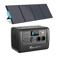 Agregaty prądotwórcze - Zestaw Przenośnego Generatora Słonecznego Bluetti Eb70Gray 1000 W Z Panelem Słonecznym Bluetti Pv120 120 W - miniaturka - grafika 1