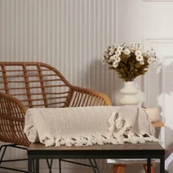 Koce - Koc bawełniany 200x230 cm beż - miniaturka - grafika 1