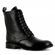 Botki damskie - Czarne trzewiki damskie CARINII - Carinii - miniaturka - grafika 1