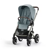 Wózki dziecięce - Cybex Talos S Lux New 2023 Wózek Spacerowy 0-22 Kg Sky Blue(Stelaż Taupe) - miniaturka - grafika 1