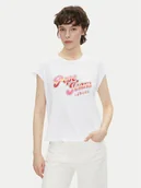 Koszulki i topy damskie - Pepe Jeans T-Shirt Rosalie PL506033 Biały Regular Fit - miniaturka - grafika 1