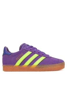 adidas Sneakersy Gazelle JP7131 Fioletowy - Buty dla dziewczynek - miniaturka - grafika 1