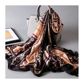 Apaszki i szaliki damskie - Szal Szyfon 2021 180x90 cm chusta print SZAL41WZ4 - miniaturka - grafika 1