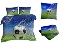 Pościel - Pościel satyna bawełniana 160x200cm GOL z prześcieradłem 3D - miniaturka - grafika 1