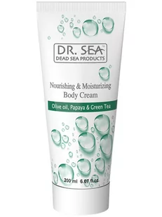 Dr.Sea, Odżywczo-nawilżający krem do ciała z oliwką, papają i zieloną herbatą, 200ml - Balsamy i kremy do ciała - miniaturka - grafika 1