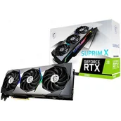Karty graficzne - MSI GeForce RTX 3080 SUPRIM X LHR - 10GB - miniaturka - grafika 1