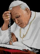 Pasmanteria - Zestaw do haftu Jan Paweł II (7307) - miniaturka - grafika 1