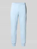 Spodnie sportowe męskie - Spodnie dresowe o kroju regular fit z mieszanki bawełny - miniaturka - grafika 1