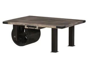 Ława Stolik Kawowy Railway #205 Mango Lakierowane 110X80X43 Cm B 7215 - Ławy i stoliki kawowe - miniaturka - grafika 1