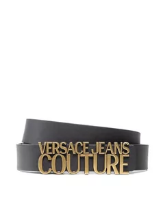 Paski - Versace Jeans Couture Pasek Damski 72VA6F09 Czarny - grafika 1