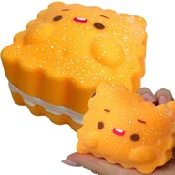 Zabawki sensoryczne - Antystresowy Gniotek Squishy Serek z Pianką - miniaturka - grafika 1