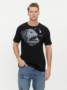 Hugo T-Shirt Dibeach 50513812 Czarny Regular Fit - Koszulki męskie - miniaturka - grafika 1