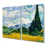 Deski do krojenia - Deska szkło 2x30x52 Gaj niebieski niebo Van Gogh, Coloray - miniaturka - grafika 1