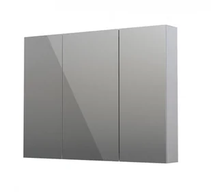 Oristo Szafka górna lustrzana NEO 100 cm troje drzwi, CHROM POŁYSK OR00-SGL3D-100-99 - Szafki łazienkowe - miniaturka - grafika 1