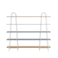 Półki i regały dla dzieci - Regał minimalistyczny match W200 wysoki eukaliptus - miniaturka - grafika 1