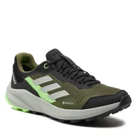 Buty trekkingowe męskie - Buty do biegania adidas Terrex Trail Rider GORE-TEX Trail Running IF0388 Zielony - miniaturka - grafika 1