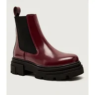 Botki damskie - Tommy Hilfiger Skórzane sztyblety - miniaturka - grafika 1