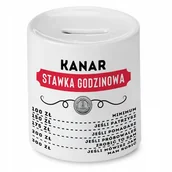 Skarbonki - Dla Kanara Skarbonka na Urodziny na Prezent z Nadrukiem ze Zdjęciem + Opakowanie na prezent (wzór 02) - miniaturka - grafika 1