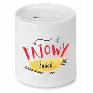 Skarbonki - Skarbonka Dla Farmaceuty na Urodziny na Prezent z Nadrukiem ze Zdjęciem + Opakowanie na prezent (wzór 03) - miniaturka - grafika 1