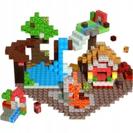 Klocki - Klocki Bloki Konstrukcyjne Pixele Magnetyczne 50szt 2 Figurki Zbuduj to Sam - miniaturka - grafika 1