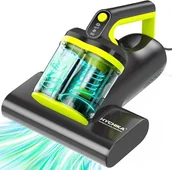 Odkurzacze ręczne - Odkurzacz roztoczy do materacy – 15 kPa odkurzacz roztoczy ze światłem UVC, ultradźwiękowy, gorące powietrze 60°C, odkurzacz do materaca, podwójny cyklon, usuwa 99,2% alergenów na materace, łóżka - miniaturka - grafika 1