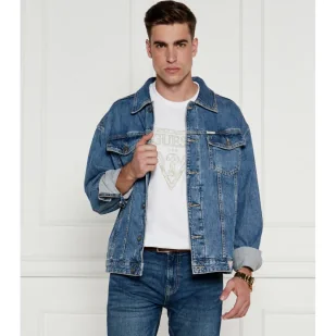 Guess Jeans Kurtka jeansowa | Regular Fit - Kurtki męskie - miniaturka - grafika 1