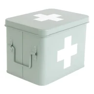 Pudła i pojemniki do przechowywania - Miętowa metalowa apteczka PT LIVING Medicine, szer. 21,5 cm - miniaturka - grafika 1