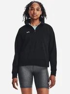 Bluzy damskie - Bluza bez kaptura damska polarowa Under Armour UA Rival Fleece HZ 1379492-001 S Czarna (196883841059). Bluzy bez kaptura damskie - miniaturka - grafika 1