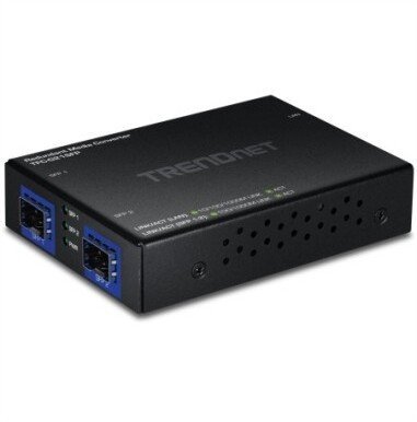 Konwerter światłowodowy TRENDnet Konwerter mediów TRENDnet TFC-G21SFP 1000BASE-T na podwójny SFP światłowodowy, tryb redundantny 21.22.1640