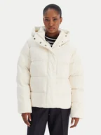 Kurtki damskie - Tommy Hilfiger Kurtka puchowa WW0WW45739 Écru Regular Fit - miniaturka - grafika 1