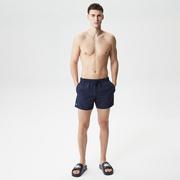 Kąpielówki męskie - Lacoste męskie szorty kąpielowe z lekkiego materiału z technologią quick dry - miniaturka - grafika 1
