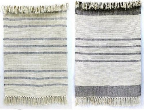 DKD Home Decor Dywan DKD Home Decor Szary Biały Frędzle Boho 200 x 290 x 0,75 cm 2 Sztuk