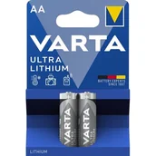 Baterie i akcesoria - Varta Bateria litowa AA LR6 1,5V 2 szt - miniaturka - grafika 1