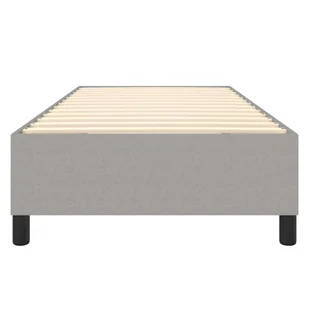 Lumarko Rama łóżka, jasnoszare, tapicerowane tkaniną, 100x200 cm - Łóżka - miniaturka - grafika 6