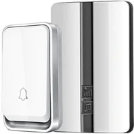 Dzwonki i gongi - Dzwonek Bezbateryjny Bezprzewodowy Wodoodporny Ip44 - miniaturka - grafika 1