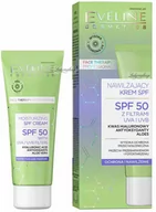 Kremy do twarzy - Eveline Cosmetics - Moisturizing SPF Cream - Nawilżający krem SPF 50 - 30 ml - miniaturka - grafika 1
