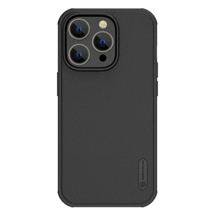 Nillkin Super Frosted Shield Pro Magnetic Case etui iPhone 14 Pro Max z MagSafe magnetyczne czarny - Etui i futerały do telefonów - miniaturka - grafika 1