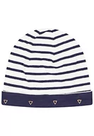 Czapki damskie - SALT AND PEPPER Czapka typu beanie dla chłopców z bawełny ekologicznej, granatowa, normalna - miniaturka - grafika 1
