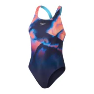 Stroje kąpielowe - Strój kąpielowy jednoczęściowy damski na basen Speedo Digital - miniaturka - grafika 1