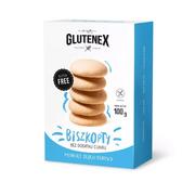 Zdrowa żywność - GLUTENEX Biszkopty bez dodatku cukru Bezglutenowe 100 g - miniaturka - grafika 1