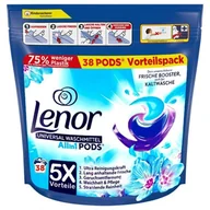 Środki do prania - Lenor Aprilfrisch Allin1 38 kapsułek – niemieckie kapsułki do prania tkanin, świeżość Aprilfrisch - miniaturka - grafika 1