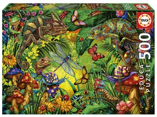 Educa, Puzzle, Kolorowy las, 500 el. - Puzzle - miniaturka - grafika 1