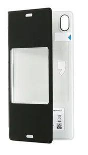 Sony etui Case Cover z okienkiem Window kompatybilny ze smartfonów z Xperia Z3, Xperia Z3, Xperia Z3, czarny - Etui i futerały do telefonów - miniaturka - grafika 3
