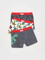 Skarpetki dla dzieci - Reserved - Bokserki Marvel 3 pack - ciemnoszary - miniaturka - grafika 1