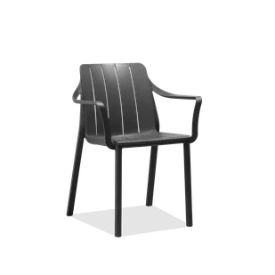 TIBERINA Anthracite - Nardi - Fotele i krzesła ogrodowe - miniaturka - grafika 1