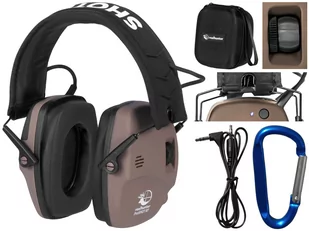 Słuchawki Aktywne Bluetooth RealHunter + pokrowiec - Ochronniki słuchu - miniaturka - grafika 1
