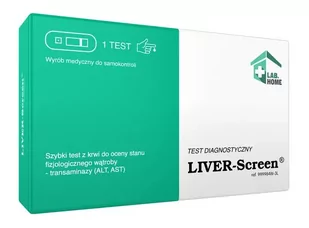 ZBADAJSIE SP. Z O.O. ZBADAJSIE SP Z O.O LIVER-Screen Test do oceny stanu fizjologicznego wątroby 1 sztuka - Testy ciążowe i diagnostyczne - miniaturka - grafika 1
