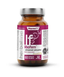 Pharmovit Libofem Aktywność Seksualna 7w1 (60 kaps) Herballine Pharmovit hl-020 - Układ moczowy i płciowy - miniaturka - grafika 1