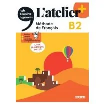 Atelier plus B2 podręcznik + online + app - Książki do nauki języka francuskiego - miniaturka - grafika 1